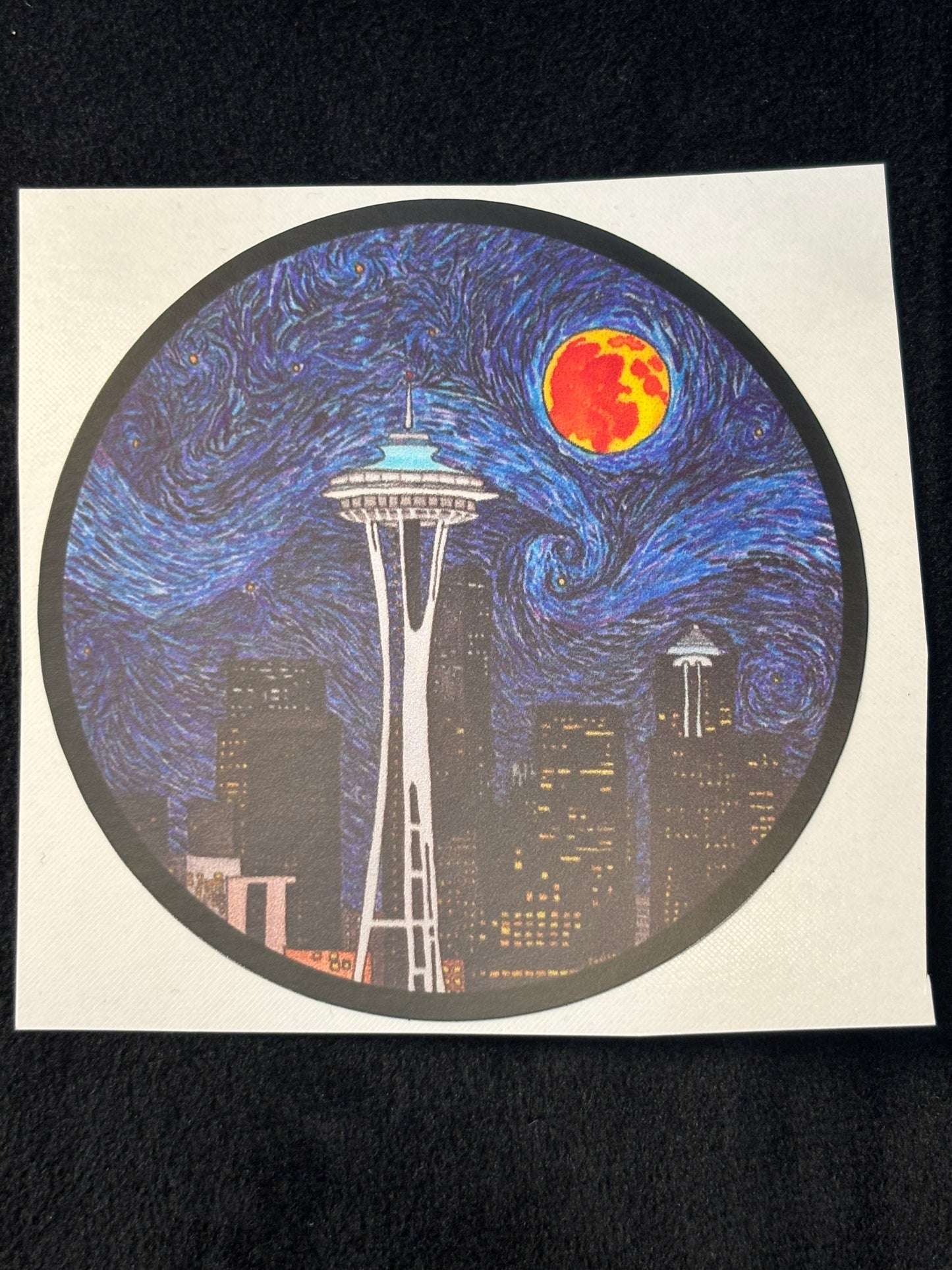 Starry Seattle Sticker
