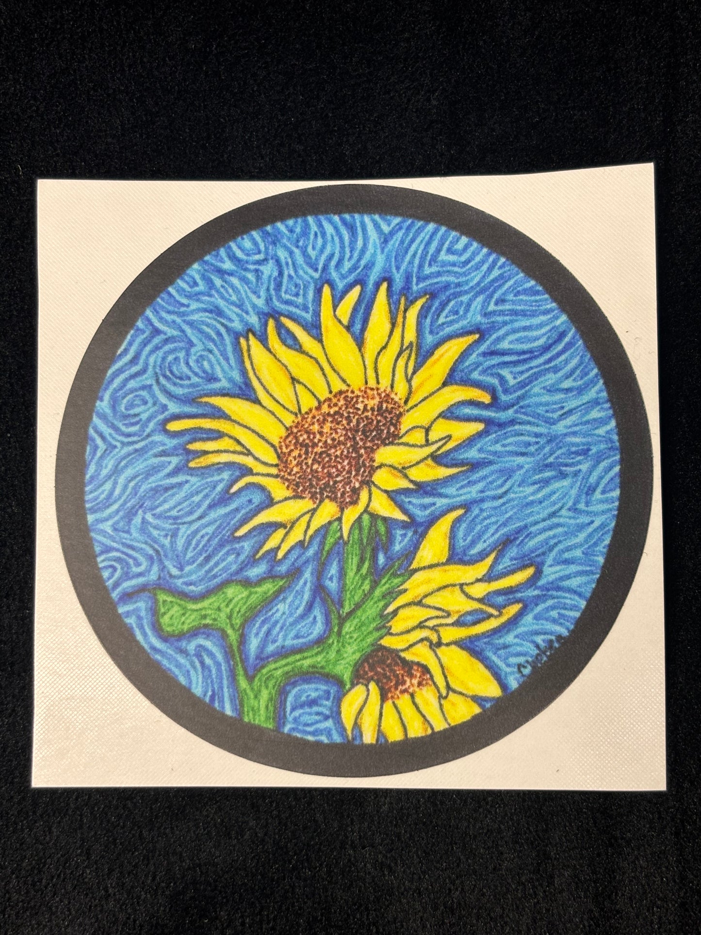 Sunflower Sticker