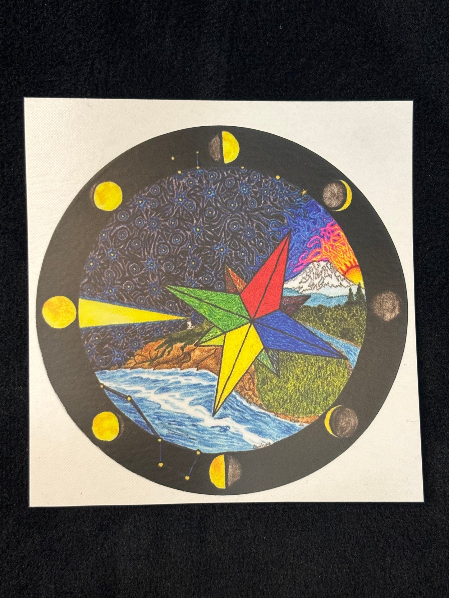 Coloration Chaos Sticker